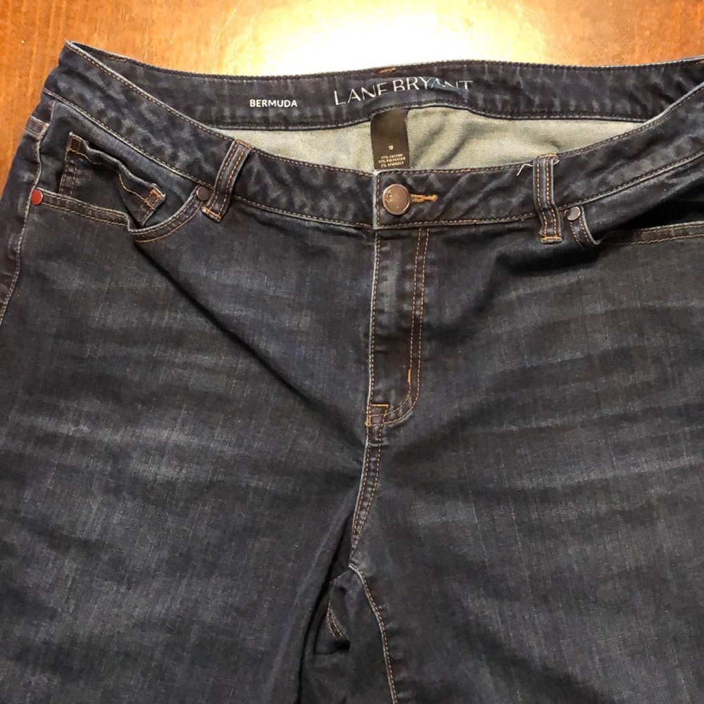 Lane Bryant denim Bermuda shorts